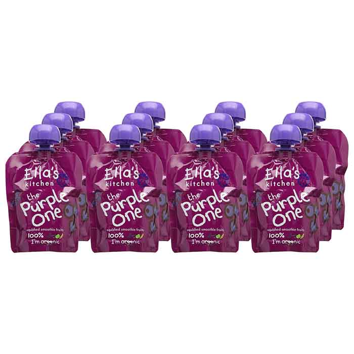 Ella's Kitchen - Organic The Purple One Smoothie, 90g  Pack of 12