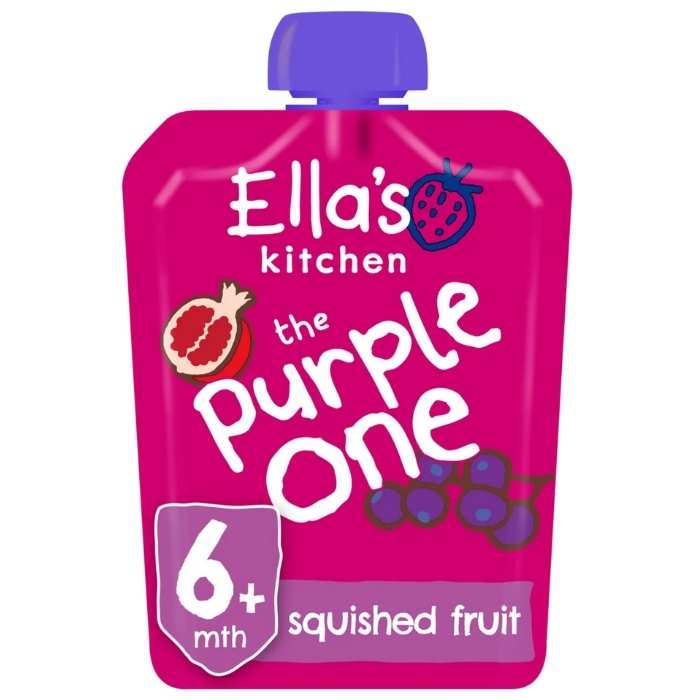 Ella's Kitchen - Squished Smoothie Fruits Multipacks The Purple One, 5-Pack - front