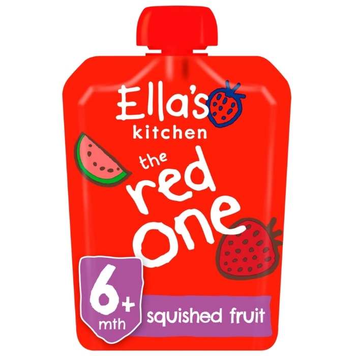 Ella's Kitchen - Squished Smoothie Fruits Multipacks The Red One, 5-Pack - front