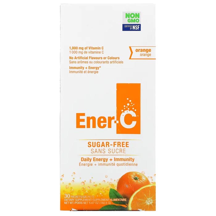 Ener-C - Multivitamin Drink Mixes Vitamin-C, 30 Sachets - Sugar-Free Orange