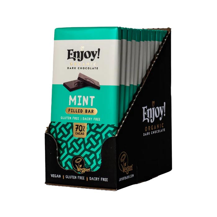 Enjoy! - Mint Chocolate Bar - 12-Pack, 70g