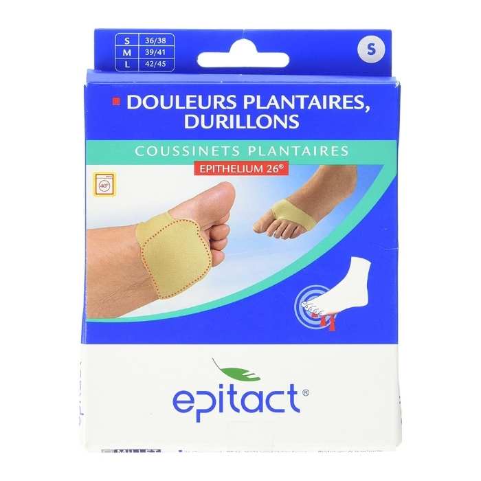 Epitact - Plantar Cushions, 1 Pair | Multiple Sizes - Medium - Front