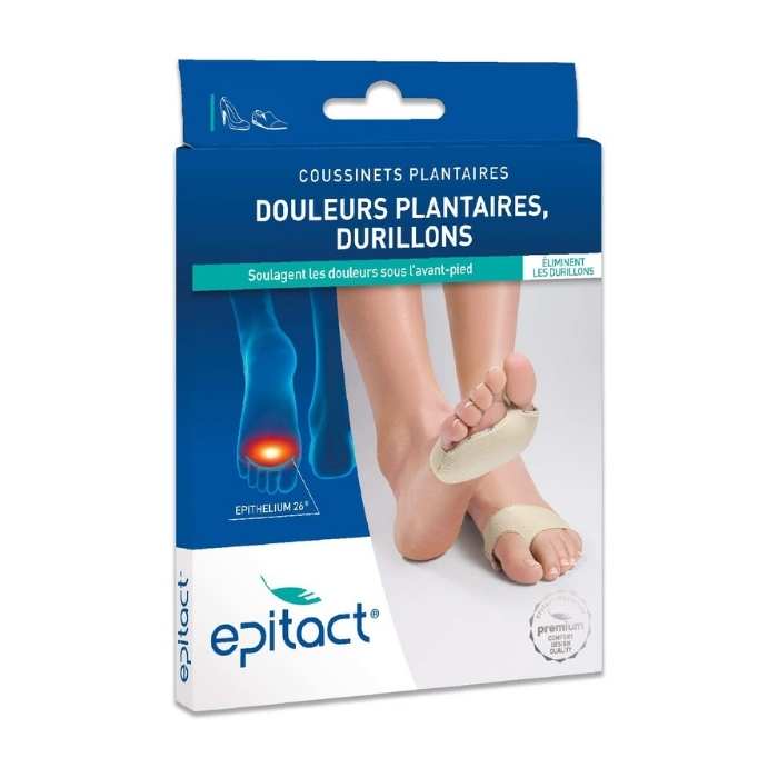 Epitact - Plantar Cushions, 1 Pair | Multiple Sizes - Small - Front