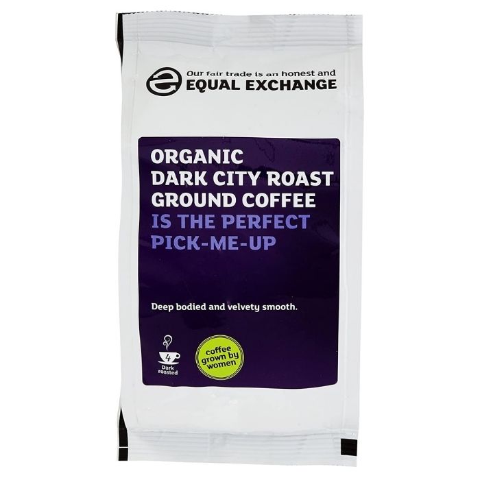 Equal Exchange - Dark City Roast & Ground Coffee, 227g - front