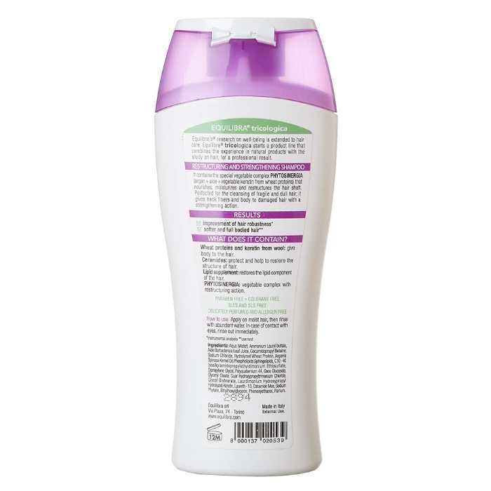 Equilibra - Aloe Vera Restructuring & Strenghtening Shampoo, 250ml ...