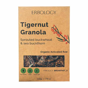 Erbology - Organic Tigernut Granola with Sea Buckthorn, 220g