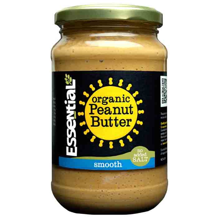 Essential - Organic Smooth Peanut Butter - No Salt, 350g