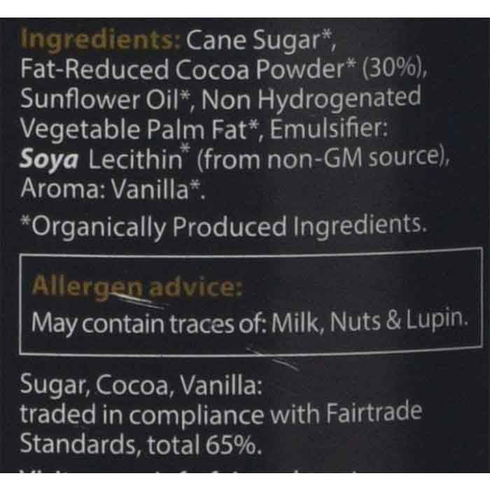 Essential - Organic Spread No Palm Oil - Dark Chocolate, 400g - back