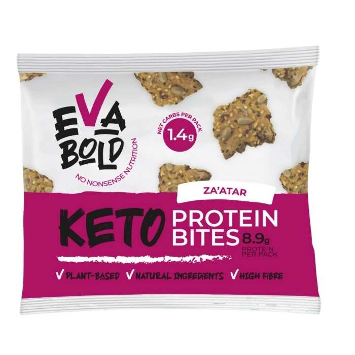 Eva Bold - Keto Protein Crackers, 30g | Multiple Flavours - Za' atar - Front