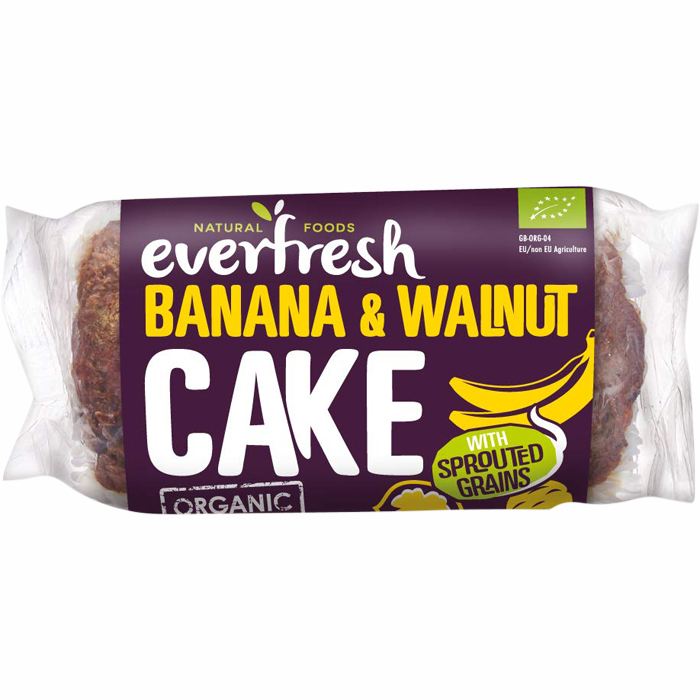 Everfresh - Organic Banana & Walnut Sprouted Cake.