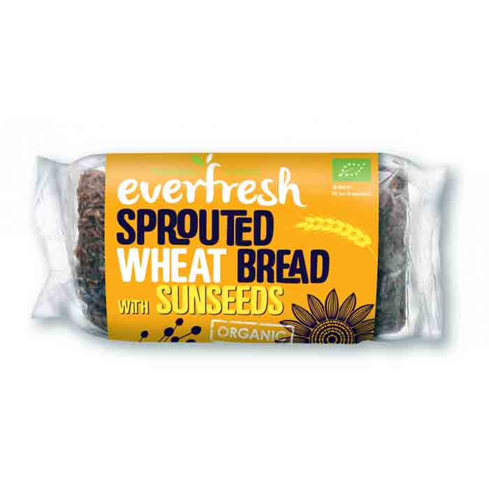 Everfresh - Organic Sliced Sprouted Wheat Bread, 380g