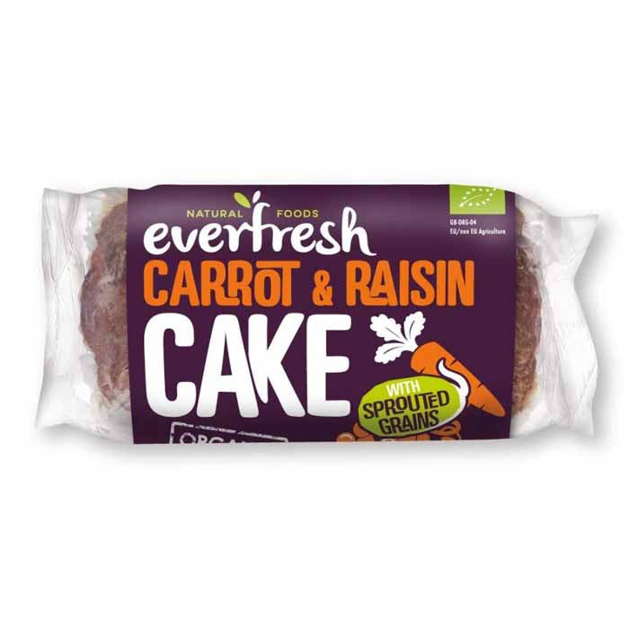 Everfresh - Organic Sprouted Cake - Carrot Raisin, 350g