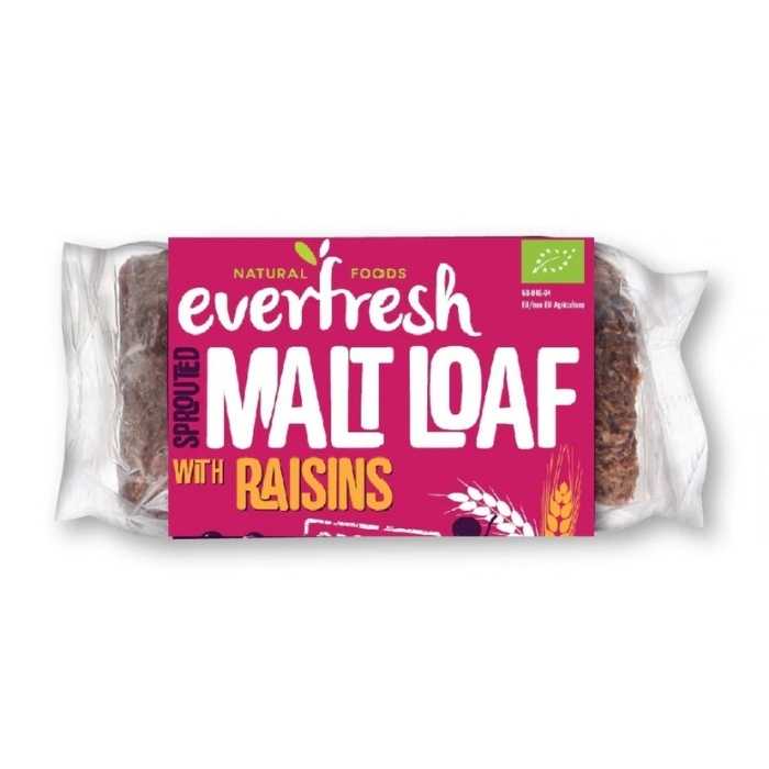 Everfresh - Organic Sprouted Malt Loaf With Raisins, 330g