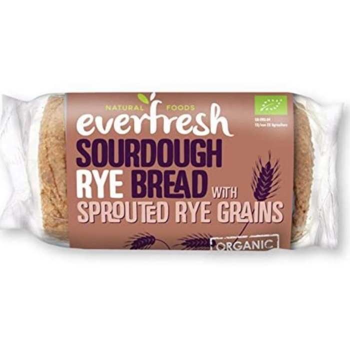 Everfresh Organic Sprouted Rye Bread Rye Sourdough Bread