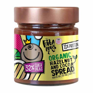 Fabalous - Organic Hazelnut & Cocoa Chickpea Spread, 200g | Multiple Options