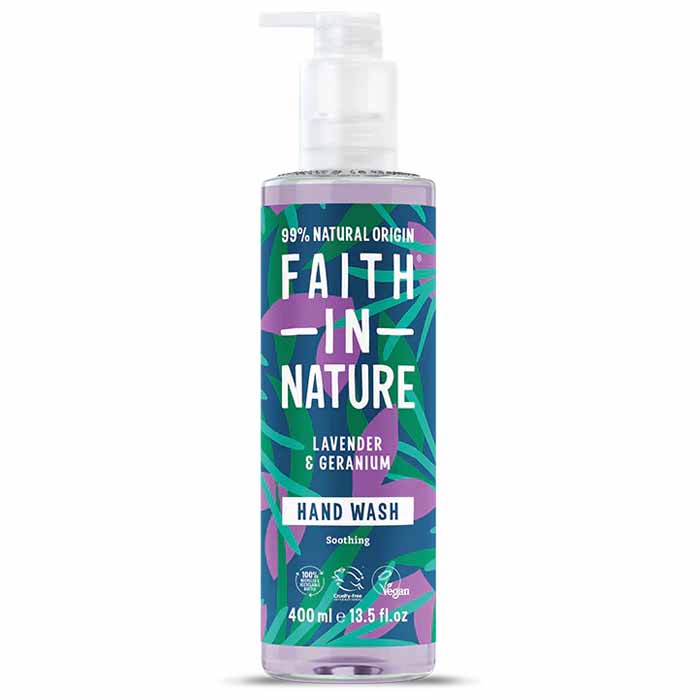 Faith In Nature - Hand Wash - Lavender & Geranium, 400ml 