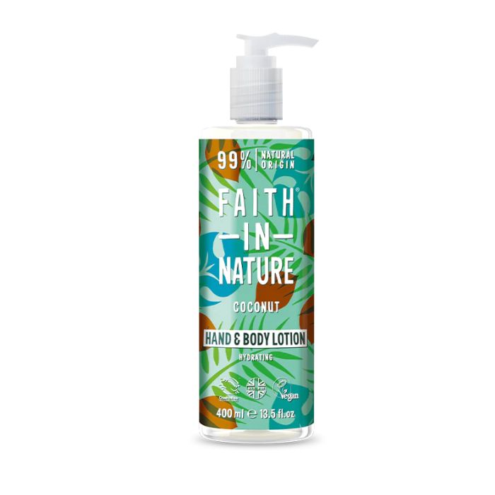 Faith In Nature - Hand & Body Lotion - Coconut 400ml - Front