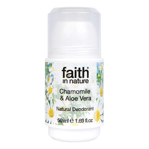 Faith In Nature - Roll-On Deodorant, 50ml | Multiple Fragrances