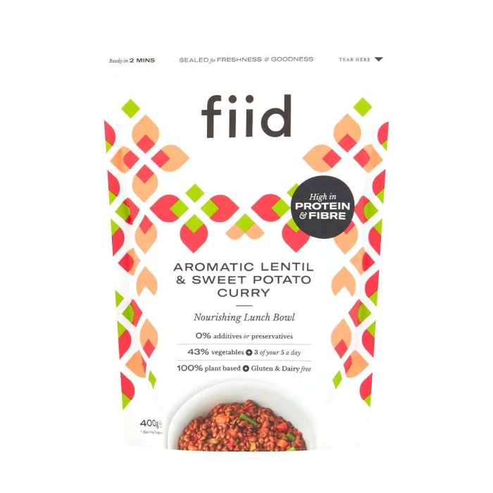 Fiid - Aromatic Sweet Potato & Lentil Curry, 400g front