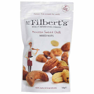 Filberts - Mexican Sweet Chilli Mixed Nuts, 100g | Pack of 12