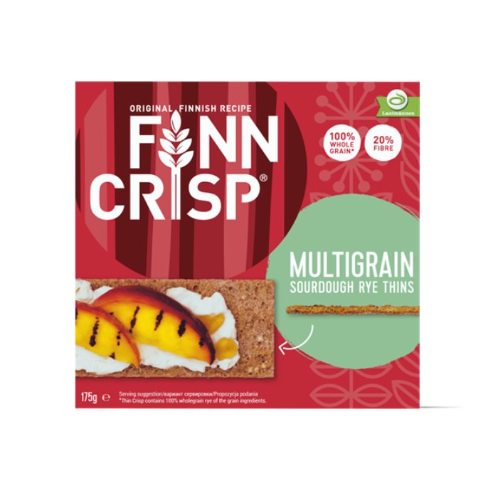 Finn Crisp - Multigrain Slims Crispbreads, 175g front