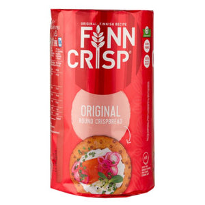 Finn Crisp - Original Rye Crispbread Rounds, 250g | Pack of 12