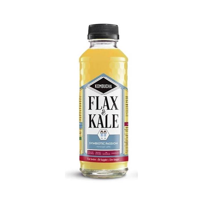 Flax And Kale - Kombucha, 400ml - Symbiotic Passion