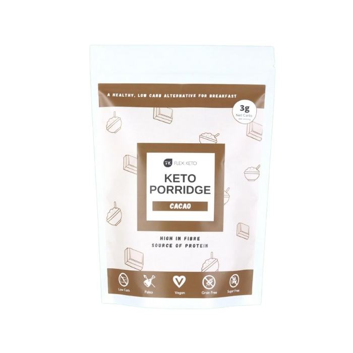 Flex Keto - Keto Porridge, 250g, Cacao - Front