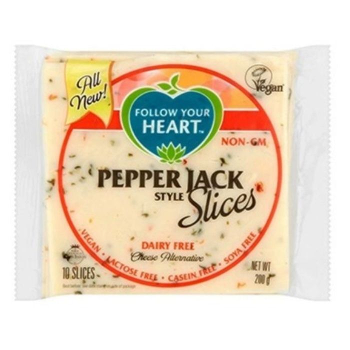 Follow Your Heart - Dairy-Free Pepper Jack Slices, 200g - front