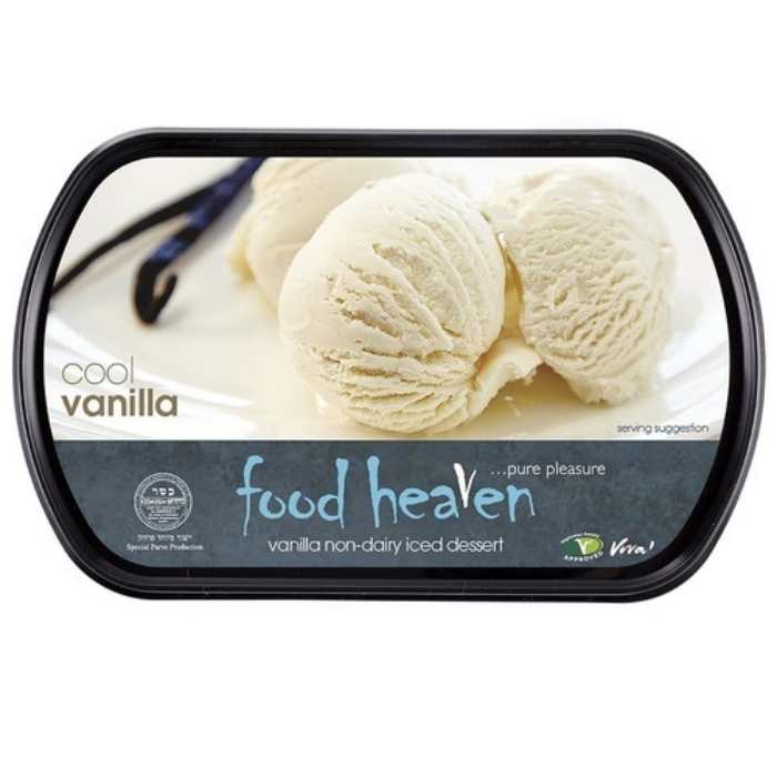 Food Heaven - Non-Dairy Ice cream 900ml - cool vanilla - Front