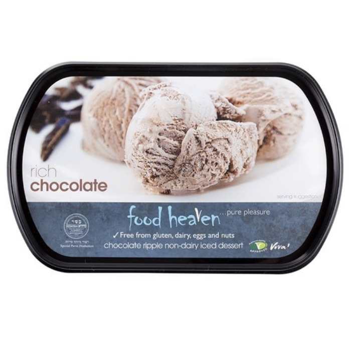 Food Heaven - Non-Dairy Ice cream 900ml - Rich Chocolate - Front