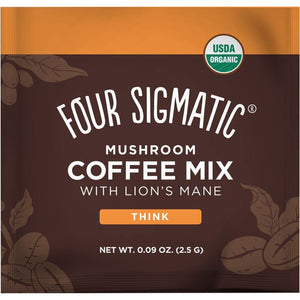 Four Sigmatic - Mushroom Coffee Mix with Lion's Mane & Chaga, 10 Sachets