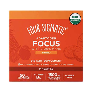 Four Sigmatic - Mushroom Focus Shot with Lion's Mane, 6 Shots