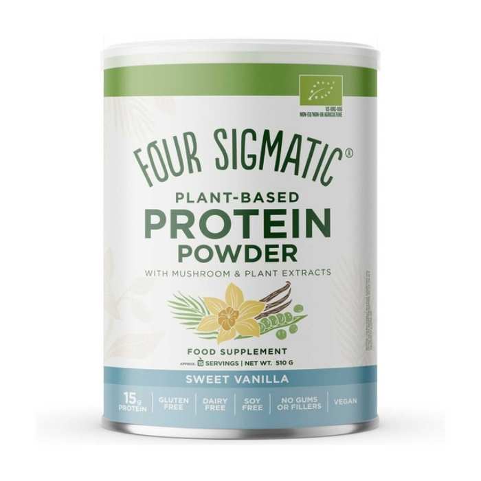 Four Sigmatic - Plant-Based Protein Powder, 510g - Sweat Vanilla - Front