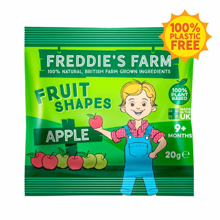 Freddie's Farm - Fruit Shapes - Apple, 5-Pack 
