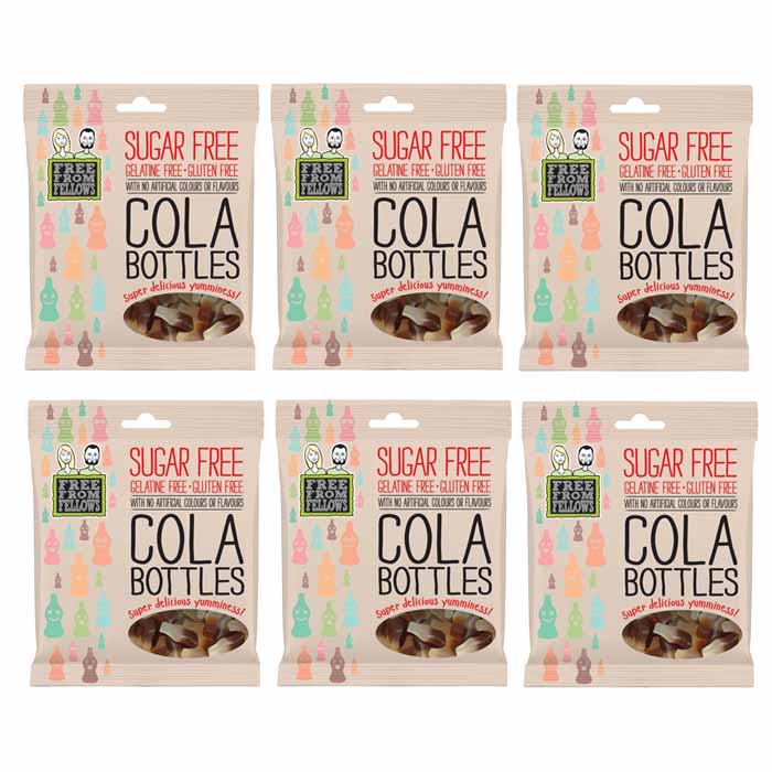 Free From Fellows- Cola Bootles- Front ,10 Pack