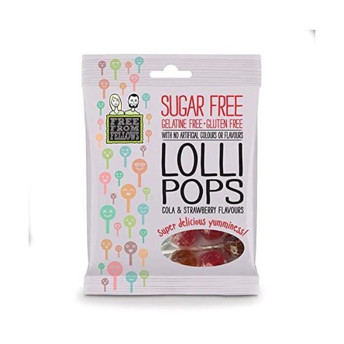 Free From Fellows - Lollipops Hard Boiled Vegan Sweets, 60g