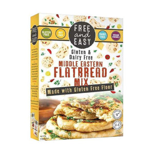 Free & Easy - Gluten-Free Middle Eastern Flatbread Mix, 250g | Multiple Sizes