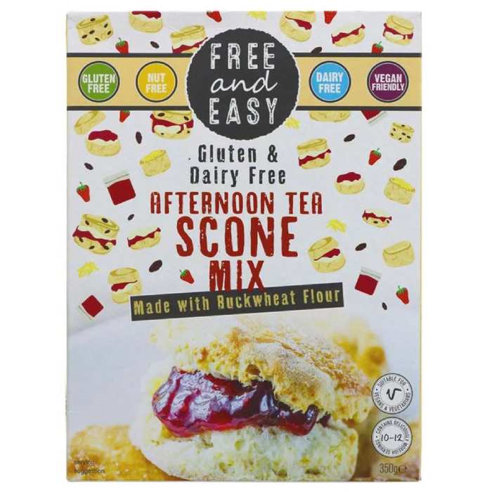 Free & Easy - Gluten & Dairy-Free Afternoon Tea Scone Mix, 350g