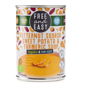 Free & Easy - Organic Low Salt Soup, 400g | Multiple Flavours