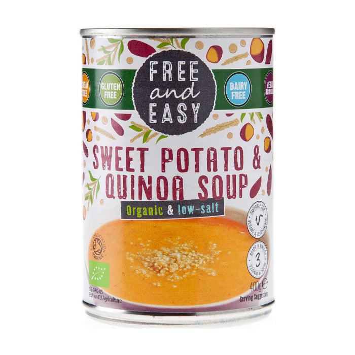 Free Easy - Organic Low Salt Soup Sweet Potato Quinoa, 400g