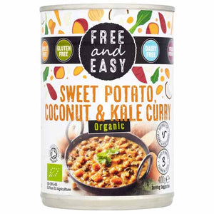 Free & Easy - Organic Sweet Potato Kale And Coconut Curry, 400g