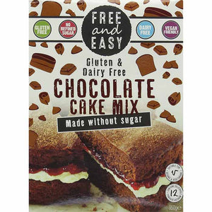 Free and Easy - Gluten & Dairy Free Chocolate Cake Mix, 350g