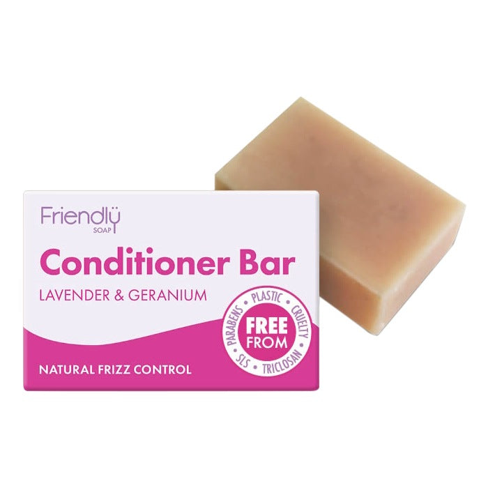 Friendly Soap - Conditioner Bar, 95g Multiple Scents - Lavender & Geranium
