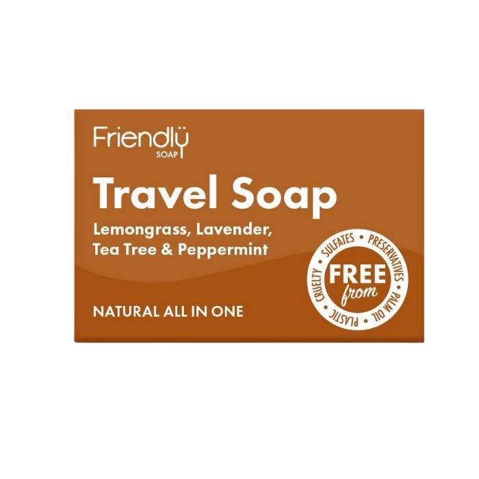 Friendly Soap - Natural All In One Travel Soap Bar, 95g