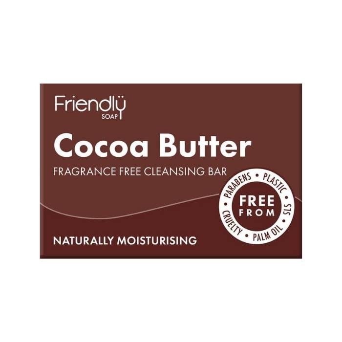 Friendly Soap - Natural Cocoa Butter Facial Cleansing Bar, 95g