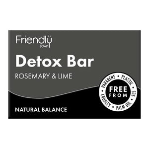 Friendly Soap - Natural Detox Bar Rosemary & Lime, 95g | Multiple Options