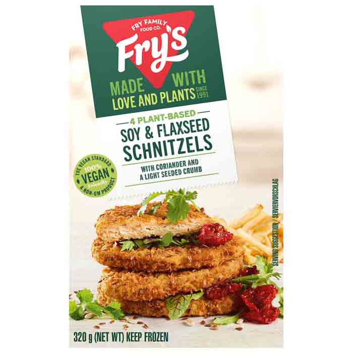 Frys - 4 Soy & Flaxseed Schnitzels, 320g
