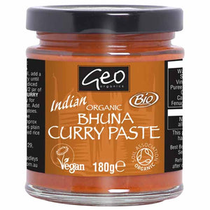 Geo Organics - Organic Bhuna Curry Paste, 180g
