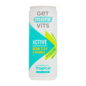 Get More Vits - Get More Vits Active BCAA with Caffeine Sparkling Tropical, 330ml